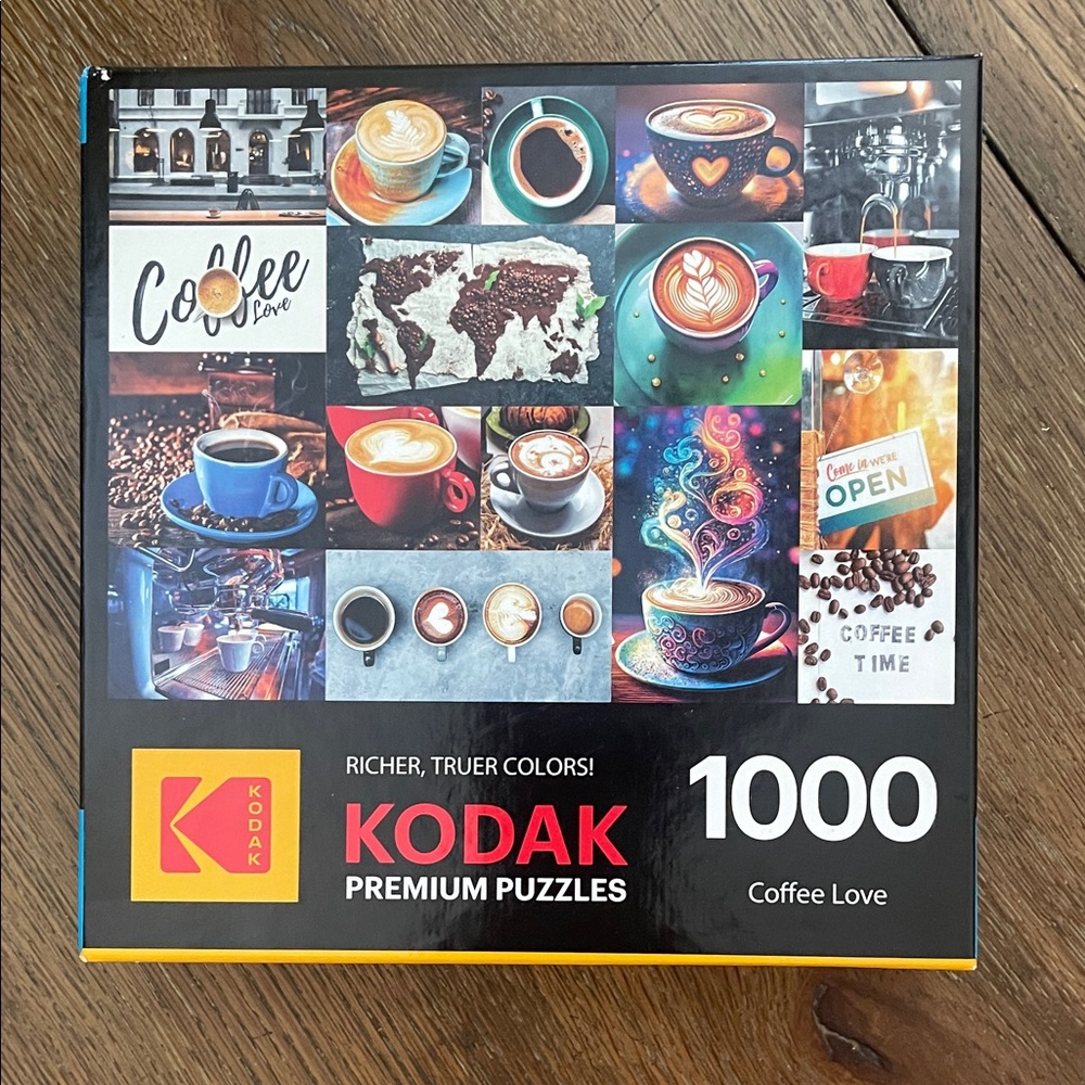 Kodak Coffee Love Premium Puzzle - Vibrant Colors